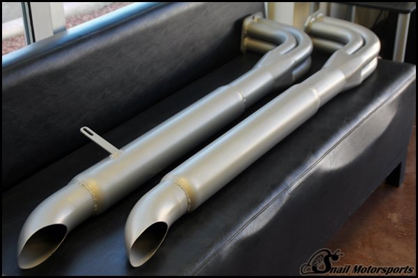 AC Cobra side pipes in Tungsten