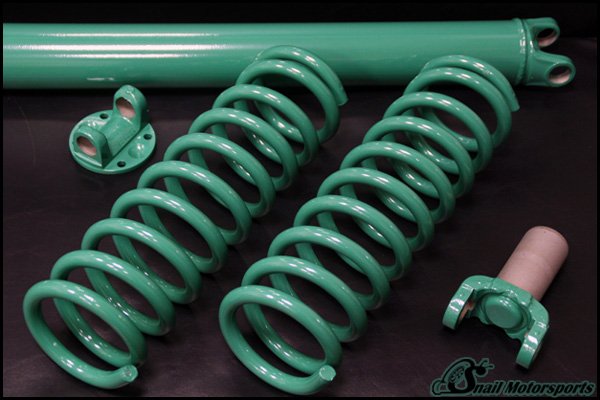 Driveshaft & springs in RAL 6000