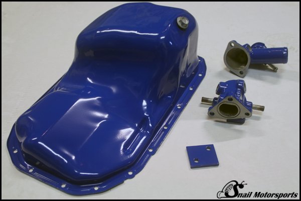 DSM oil pan & thermostat housing