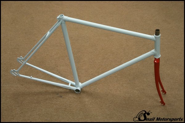 Road bike frame in Sky Blue