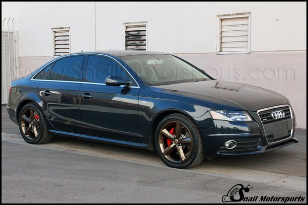 Audi sedan with Bronze Chrome wheels