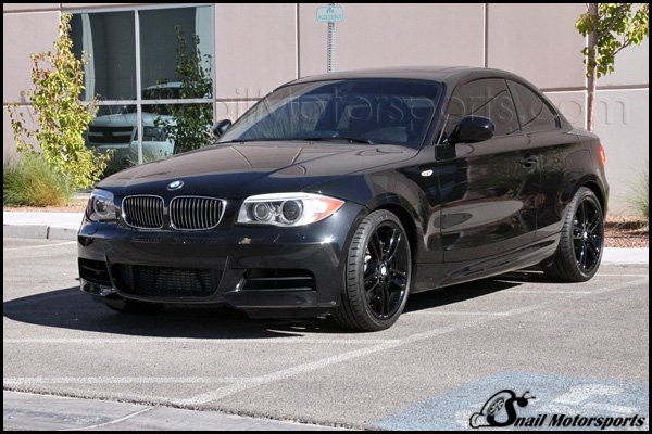 BMW 1 Series witih Gloss Black wheels