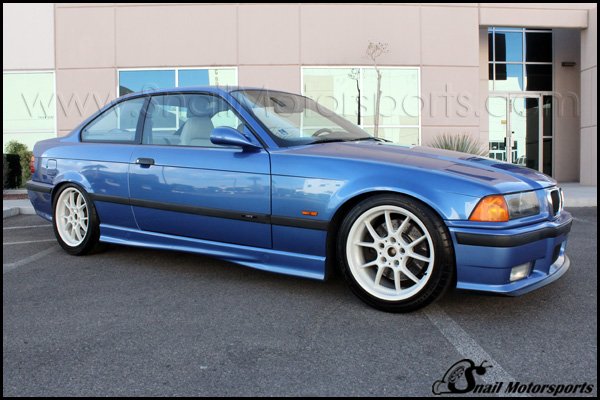 BMW M3 E36 on RAL 7047 wheels