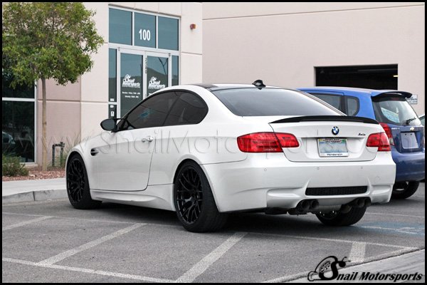 BMW M3 coupe with Gloss Black wheels
