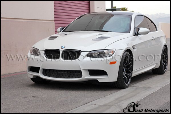 BMW M3 with Satin Black wheels