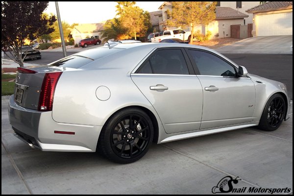 Cadillac CTS-V with Flat Black wheels
