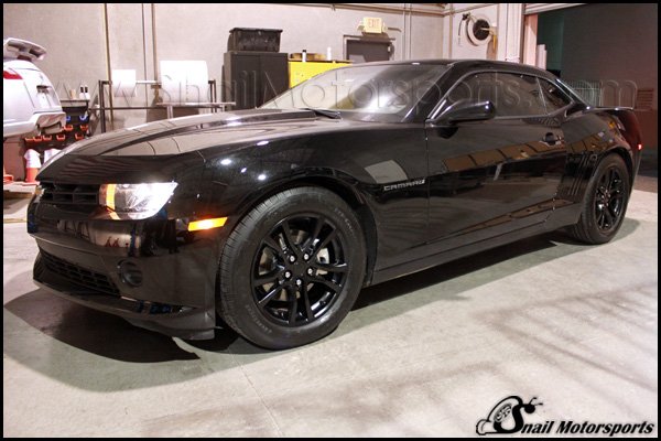 Chevrolet Camaro with Satin Black wheels