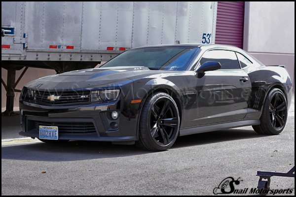 Chevrolet Camaro ZL1 with Satin Black wheels