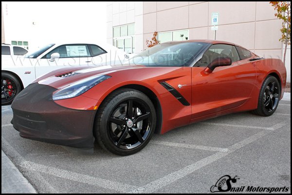 Chevrolet Corvette Stingray with Gloss Black wheels
