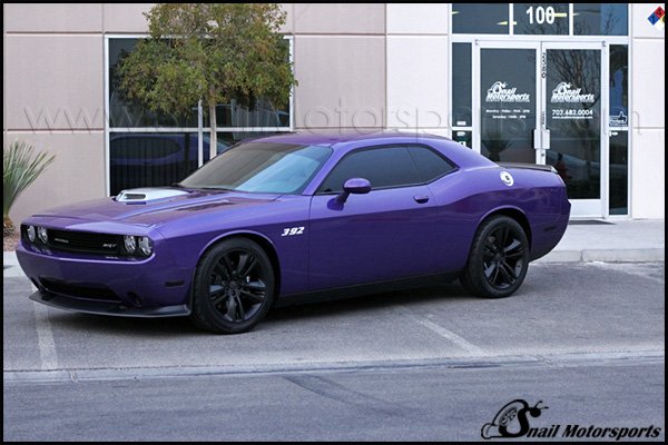 Dodge Challenger SRT-8 with Flat Black wheels