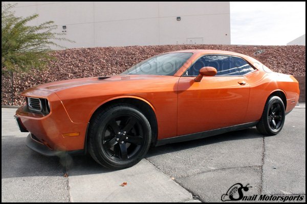 Dodge Challenger with Satin Black wheels