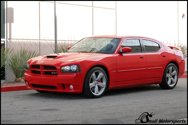 Dodge Charger with Mirror Silver wheels
