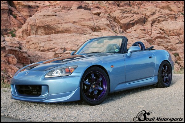 Honda S2000 with Starlight Purple Volk wheels