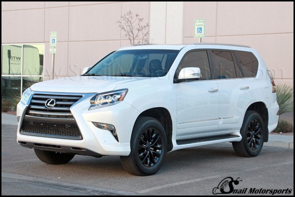 Lexus GX460 with Gloss Black wheels