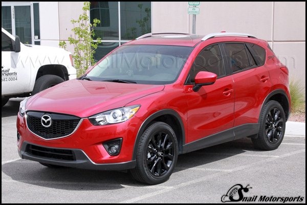 Mazda CX-5 with Gloss Black wheels