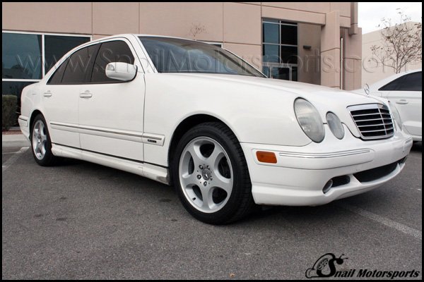 Mercedes Benz E430 with OEM silver wheels