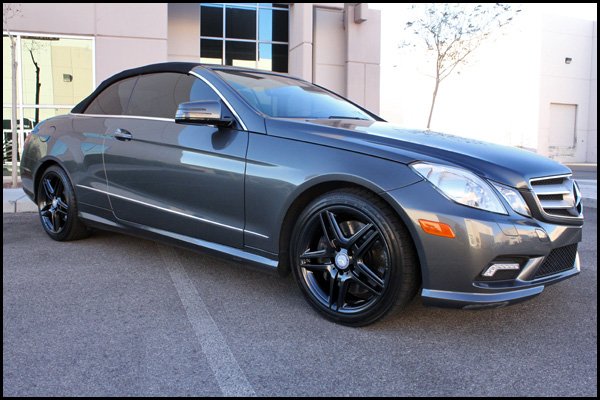 Mercedes Benz E550 convertible with Lazer Crystal wheels