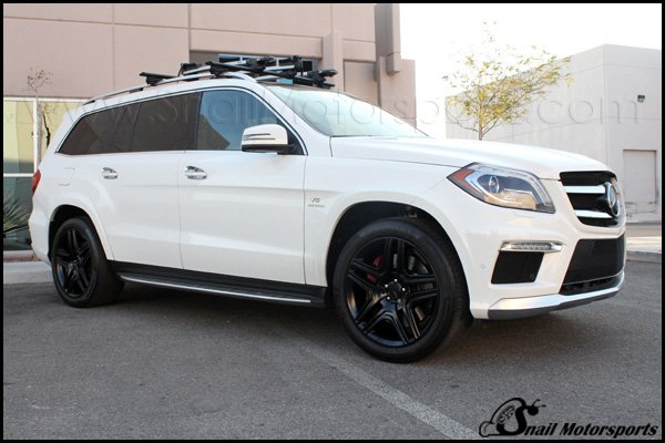Mercedes GL63 on Satin Black