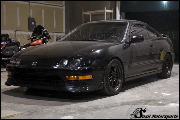 Acura Integra on Dark Flat Bronze wheels