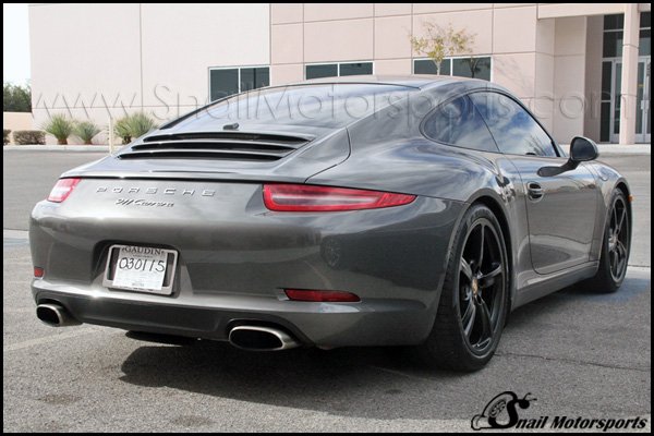 Porsche 911 Carrera with Satin Black wheels