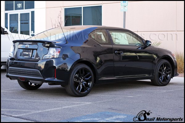 Scion tC with Gloss Black wheels
