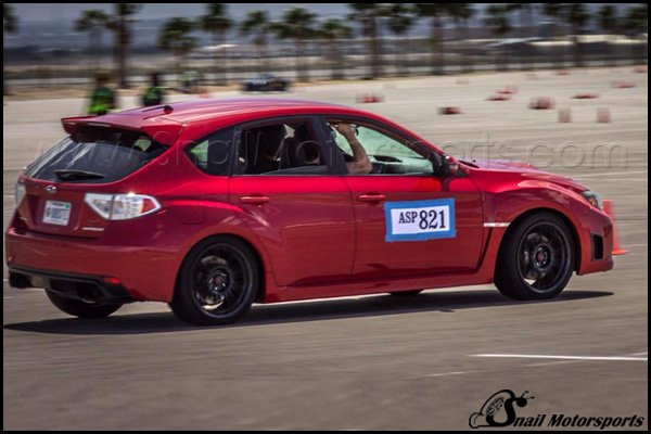 Subaru STI with Slate Grey wheels