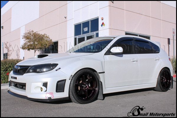 Subaru WRX with Malbec wheels