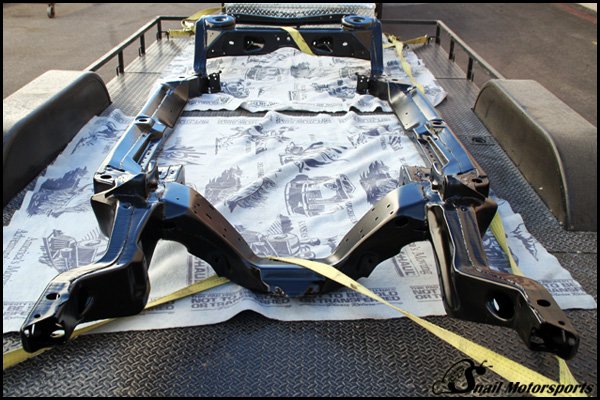 Pontiac GTO frame in Satin Black