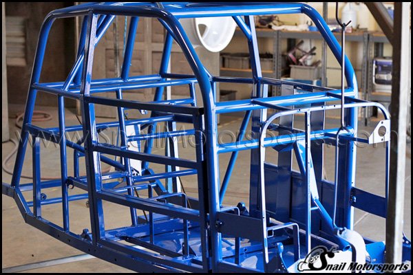 Legend Race Car chassis in Gloss Blue