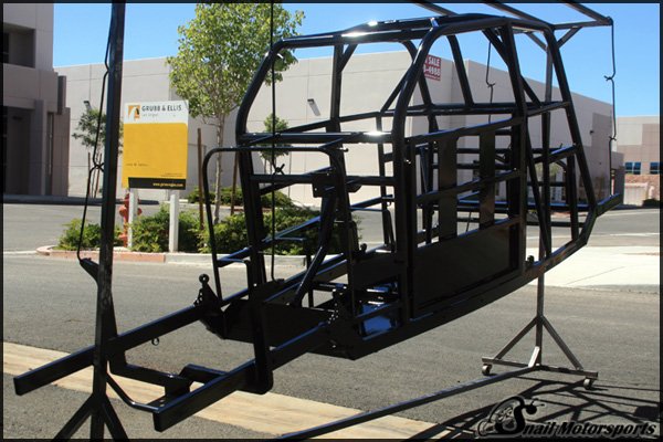 Legend Race Car chassis in Gloss Black