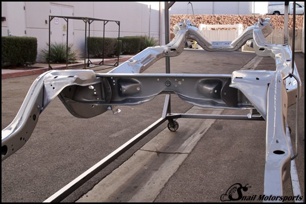 Chevrolet G Body frame in Pacific Silver