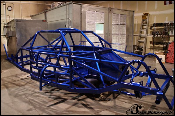 Race Car Chassis in Candy Blue