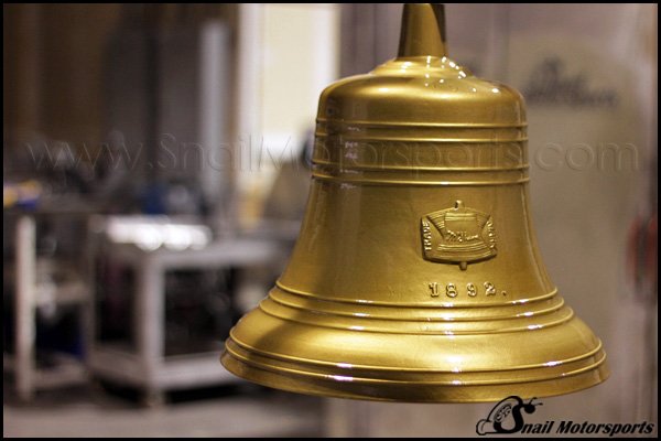 Antique 1892 scholl bell in Spanish Gold