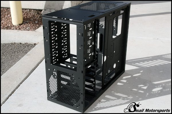 Computer case in Flat Black