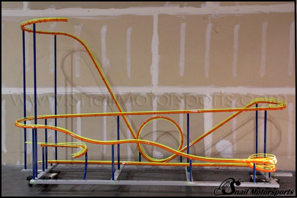 Mini golf course roller coaster