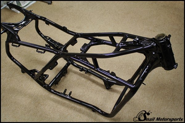 Kawasaki motorcycle frame in Black