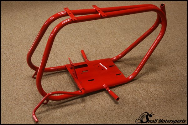 Pocket bike frame in Gloss Red