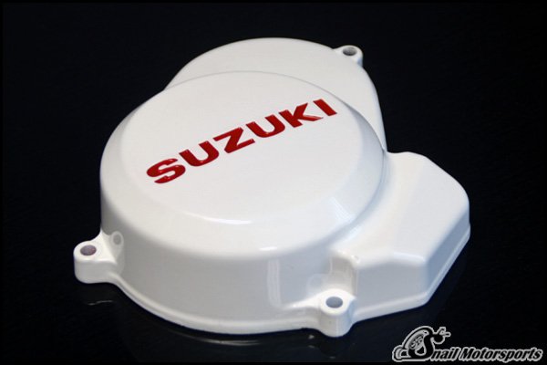 Suzuki cover in Gloss White & Red