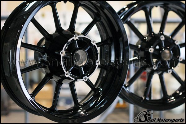 Yamaha Motorcycle Wheels in Gloss Black