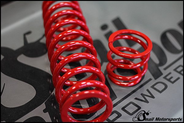 Rear Springs in Candy Red
