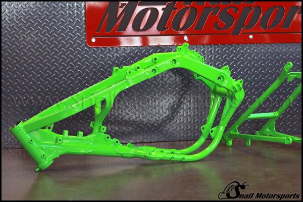 Dirt Bike Frame in Neon Yellow