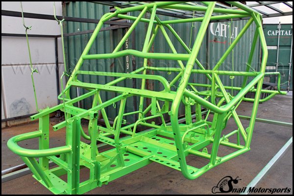 RZR Racing Roll Cage in Shocker Yellow