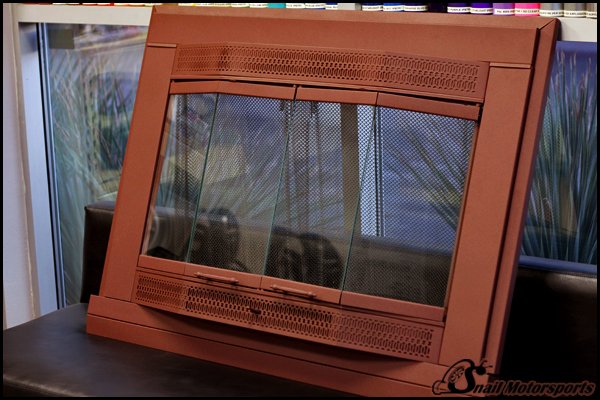 Fireplace in Rust Crinkle 
