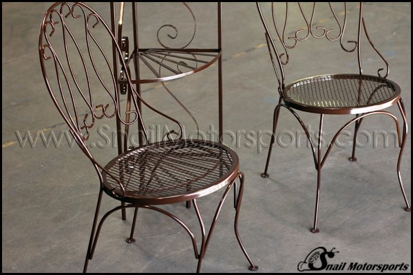 Patio chairs in Chocolate Brown