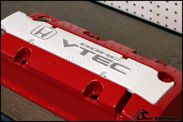Honda S2000 valve cover in Gloss Red
