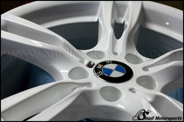 BMW 335i GT M style wheel in Gloss White
