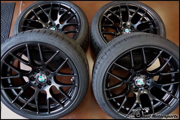 BMW M3 wheels in Satin Black