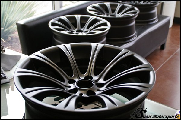 BMW M5 wheels in Flat Black