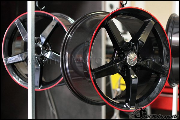 Corvette C7 Stingray wheels Gloss Black