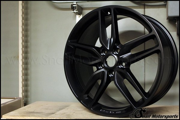 Corvette C7 stock wheel in Satin Black